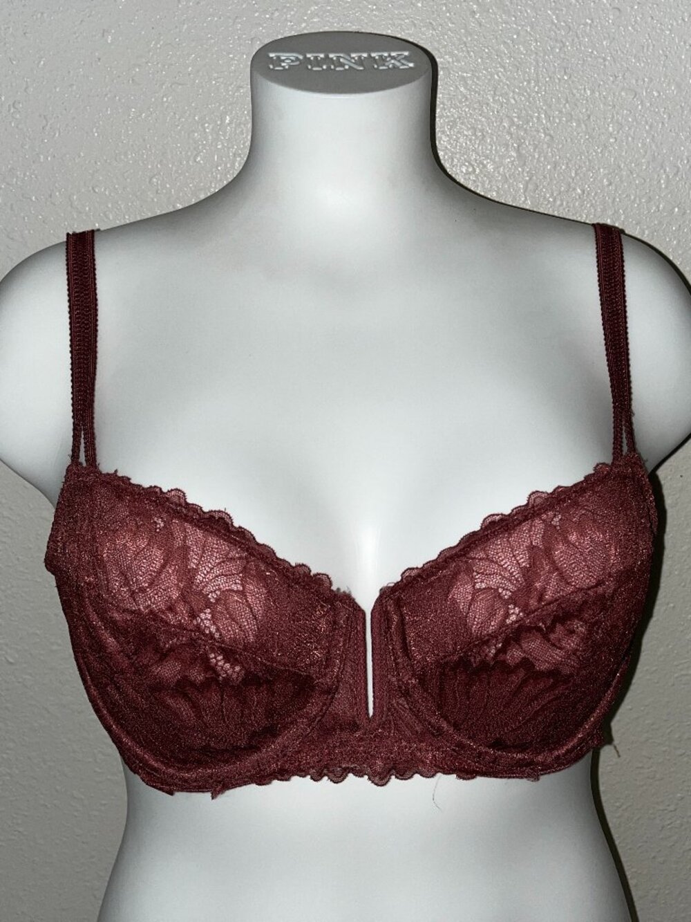 AUDEN UNLINED BALCONETTE UNDERWIRE BRA SZ 34D